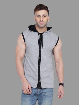 Lawful Casual Men Solid Casual Grey Shirt