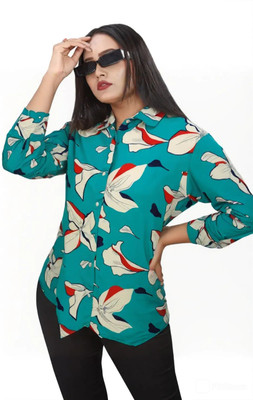 G-KA Women Printed Casual Multicolor Shirt