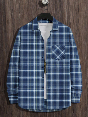 EyeBogler Men Checkered Casual Multicolor Shirt