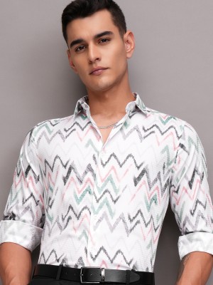 HIGHLANDER Men Printed Formal Multicolor Shirt