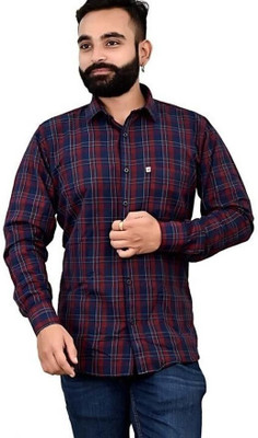 Trending Ayansh Men Solid Casual Maroon Shirt