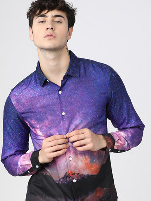 HIGHLANDER Men Printed Casual Multicolor Shirt