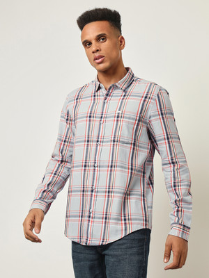 LEE Men Checkered Casual Multicolor Shirt