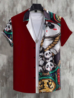 SHIVAY FAB Men Printed Casual Multicolor Shirt