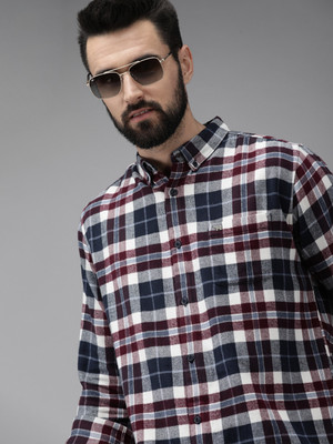 THE BEAR HOUSE Men Checkered Casual Multicolor Shirt