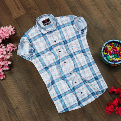 Varidashi Men Checkered Casual Multicolor Shirt