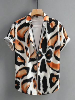 fitoda fashion Men Self Design Casual Multicolor Shirt