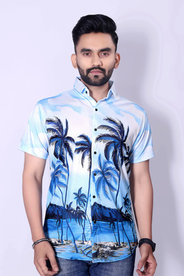 HouseOfCommon Men Printed Casual Multicolor Shirt