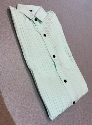 Lupri Boys Dyed/Ombre Casual Green Shirt