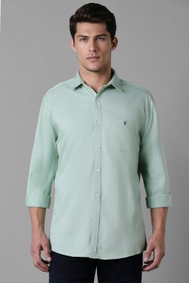 LOUIS PHILIPPE Men Solid Casual Green Shirt