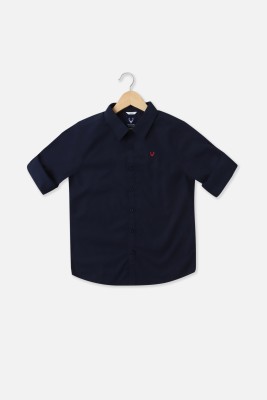 Allen Solly Boys Printed Casual Blue Shirt