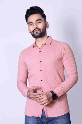 fitoda fashion Men Self Design Casual Multicolor Shirt