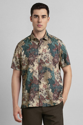 Simon Carter London Men Printed Casual Multicolor Shirt