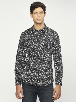 Pepe Jeans Men Printed Casual Black, White Shirt