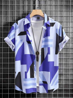 METRONAUT Men Printed Casual Multicolor Shirt