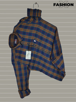 VK WINTER WEAR Men Striped Casual Multicolor Shirt