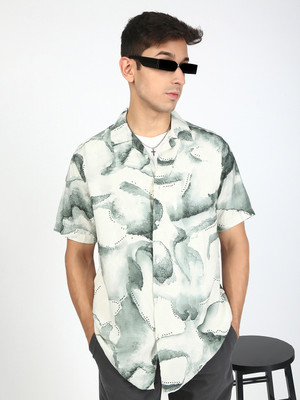 Bene Kleed Men Self Design Casual Multicolor Shirt