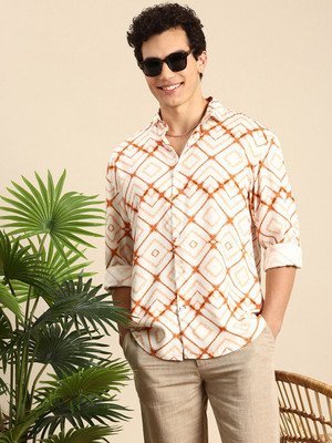Mast & Harbour Men Printed Casual Multicolor Shirt