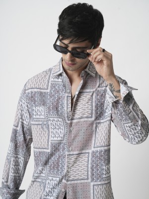 VASTRADO Men Self Design Casual Multicolor Shirt