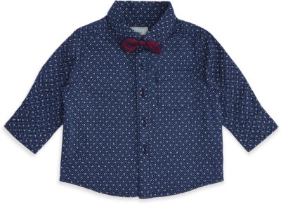 Pantaloons Baby Baby Boys Printed Casual Dark Blue Shirt