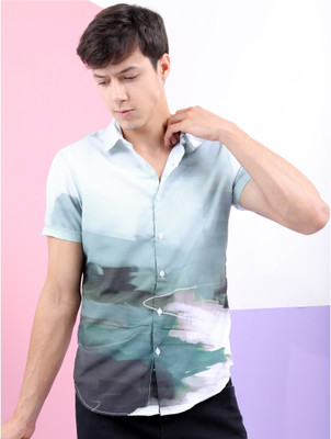 HIGHLANDER Men Printed Casual Multicolor Shirt