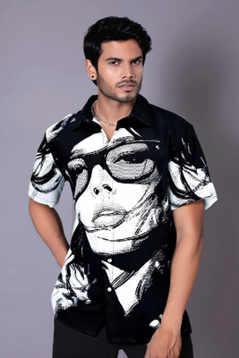 fitoda fashion Men Self Design Casual Multicolor Shirt