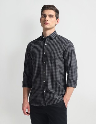 Arrow Sport Men Checkered Formal Grey Shirt