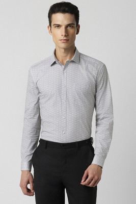 VAN HEUSEN Men Printed Party Grey Shirt