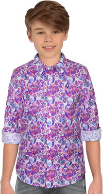 Allen Solly Boys Printed Casual Multicolor Shirt