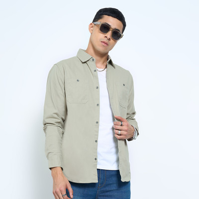 SF Jeans by Pantaloons Men Solid Casual Multicolor Shirt