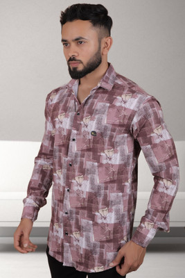 GCFAB Men Printed Casual Multicolor Shirt