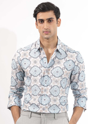 RARE RABBIT Men Printed Casual Multicolor Shirt