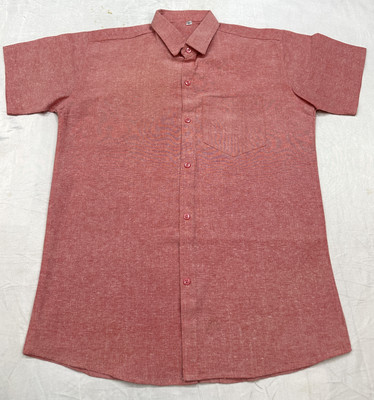A A ENTERPRISES Men Solid Formal Pink Shirt