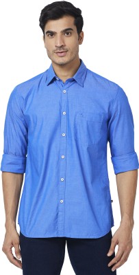 PARX Men Solid Casual Blue Shirt