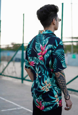 ristey Men Color Block Casual Multicolor Shirt