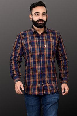 VK WINTER WEAR Men Checkered Casual Multicolor Shirt