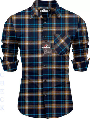 Manav Creation Men Checkered Formal Multicolor Shirt