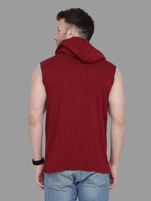 Lawful Casual Men Solid Casual Maroon Shirt