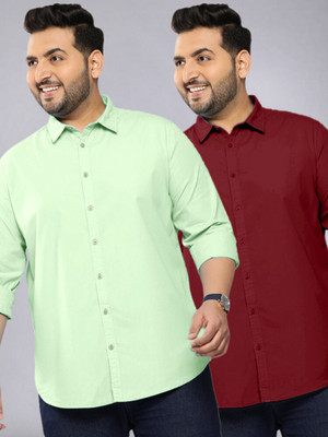 METRONAUT PLUS Men Solid Formal Multicolor Shirt(Pack of 2)