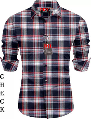 Dharmraj Fashion Men Checkered Formal Multicolor Shirt