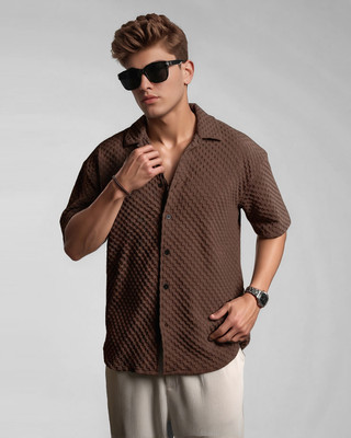 METRONAUT Men Self Design Casual Multicolor Shirt