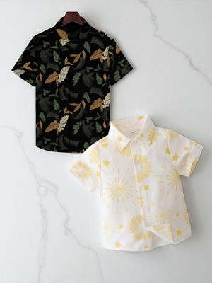 SPAROW ENTERPRISE Boys Printed Casual Multicolor Shirt