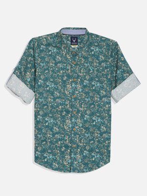 Allen Solly Boys Printed Casual Blue Shirt