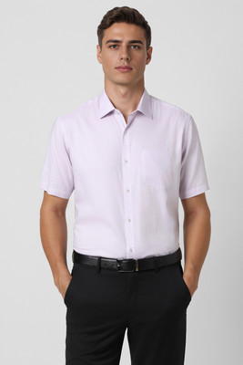 VAN HEUSEN Men Solid Formal Purple Shirt