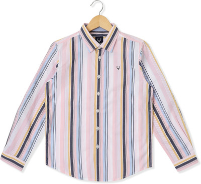 Allen Solly Boys Striped Casual Multicolor Shirt