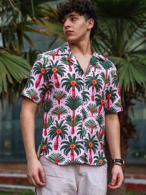 PRIMEVISTA Men Printed Casual Multicolor Shirt