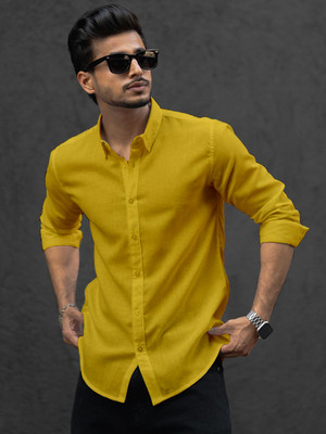 Yanthi Fab Men Solid Casual Multicolor Shirt