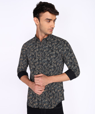 Pepe Jeans Men Printed Casual Blue Shirt