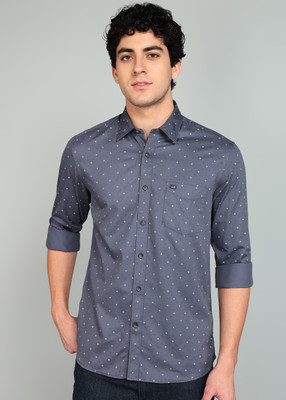 Arrow Sport Men Printed Casual Grey Shirt