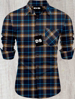 VASTRAM TREND Men Checkered Casual Multicolor Shirt